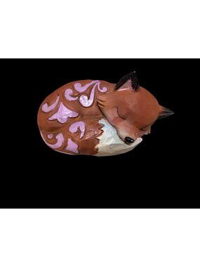 Jim Shore Heartwood Creek Collection Sleeping Fox Figurine Hand-Painted gift